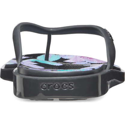Miami Round Toe Dark Floral Flip | Crocs on sale