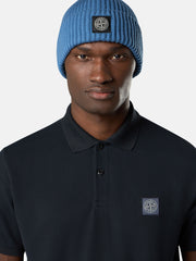 2200009 50/2 ORGANIC COTTON PIQUÉ Regular-fit short-sleeve polo shirt with Compass patch