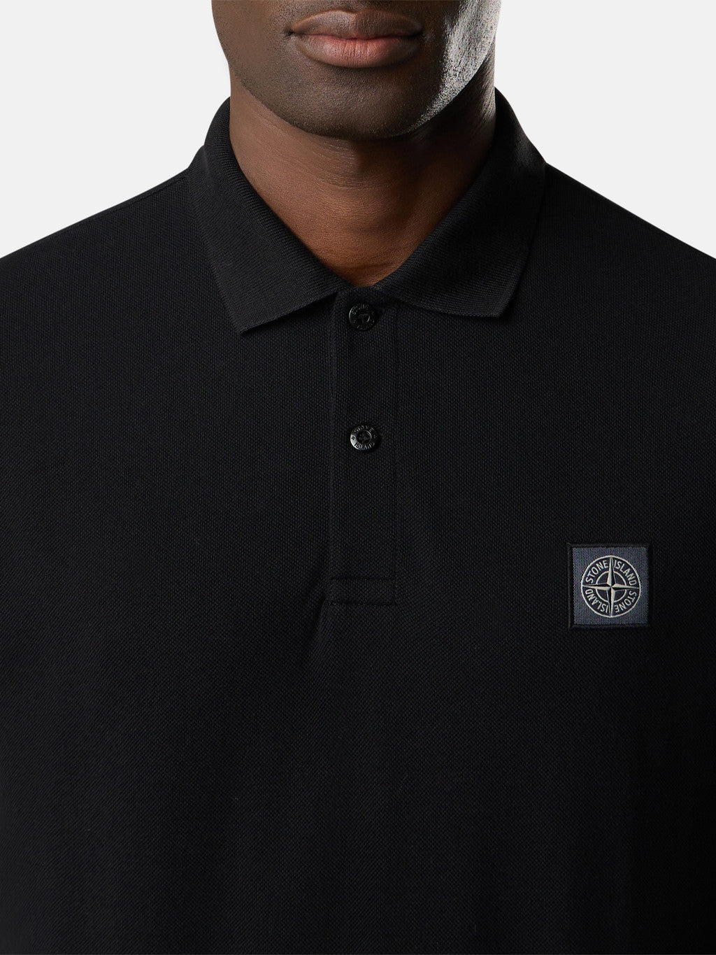 2200009 50/2 ORGANIC COTTON PIQUÉ Regular-fit short-sleeve polo shirt with Compass patch