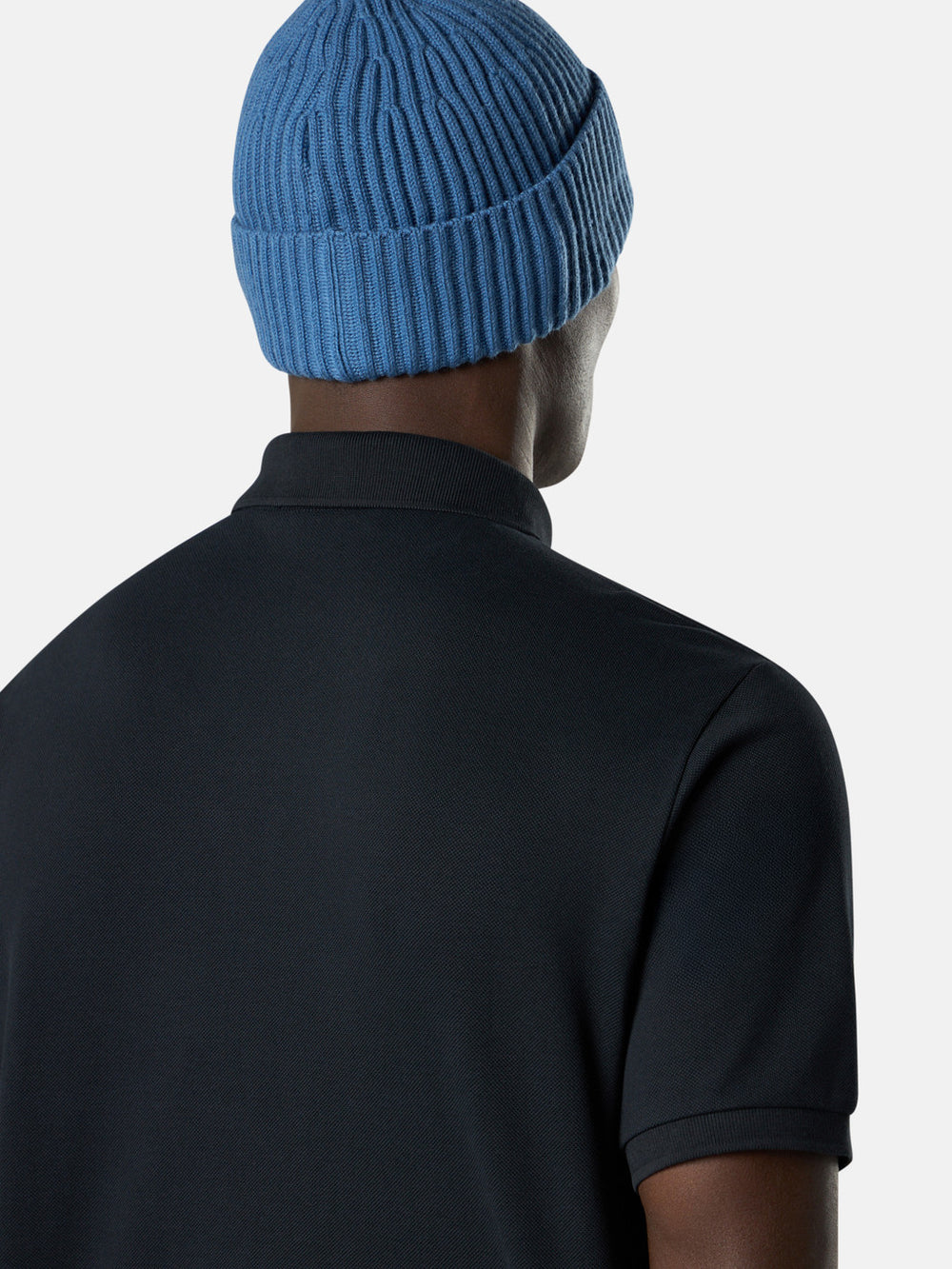 2200009 50/2 ORGANIC COTTON PIQUÉ Regular-fit short-sleeve polo shirt with Compass patch