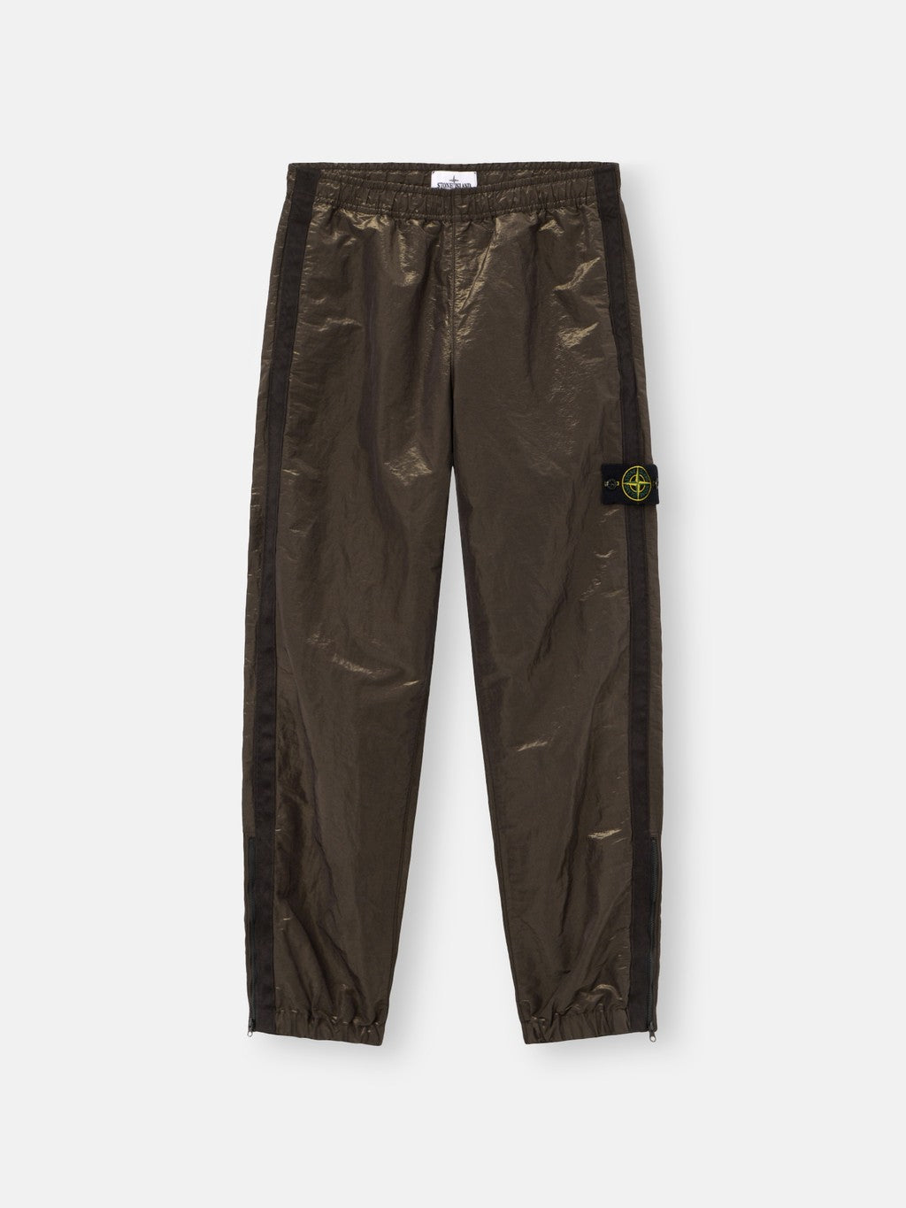 3100001 NYLON METAL COLOUR WEFT Loose-fit jogger trousers_Year of the Horse '026