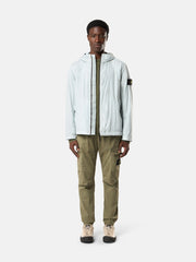 3100031 STRETCH ORGANIC COTTON TWILL Regular-tapered-fit cargo trousers with drawstring waistband