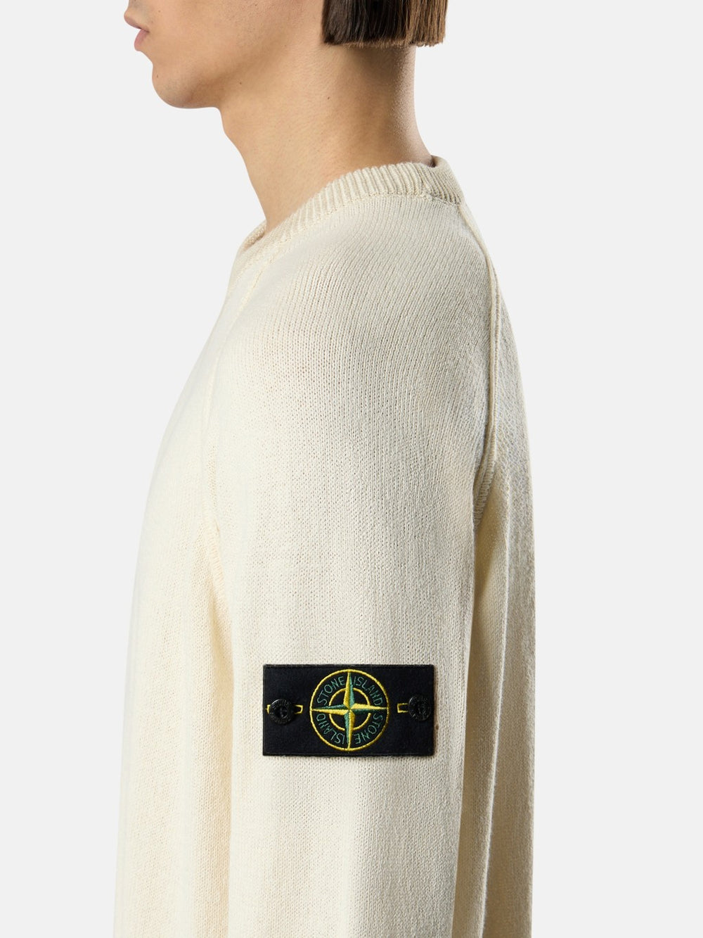 5100013 RAW HAND ORGANIC COTTON Loose-fit crewneck jumper