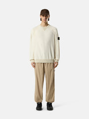 5100013 RAW HAND ORGANIC COTTON Loose-fit crewneck jumper