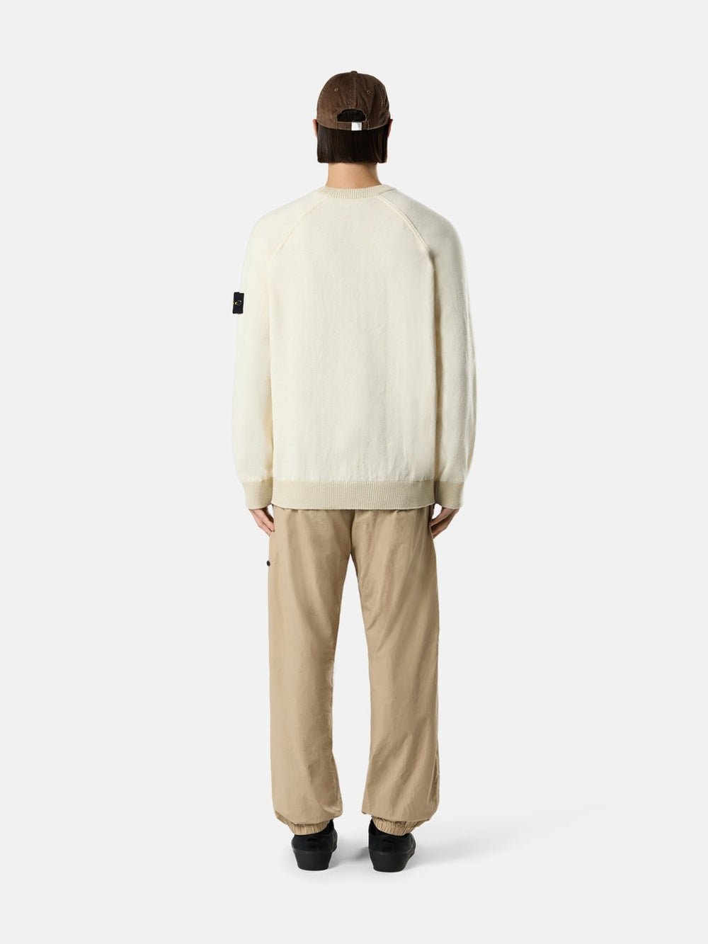 5100013 RAW HAND ORGANIC COTTON Loose-fit crewneck jumper