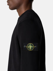 5100023 MICRO STITCH SOFT ORGANIC COTTON Loose-fit crewneck jumper with ribbed trims