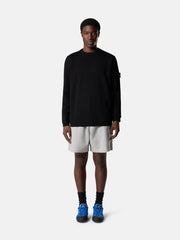 5100023 MICRO STITCH SOFT ORGANIC COTTON Loose-fit crewneck jumper with ribbed trims