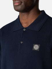 5100030 MICRO STITCH SOFT ORGANIC COTTON Loose-fit short-sleeve polo with Compass patch