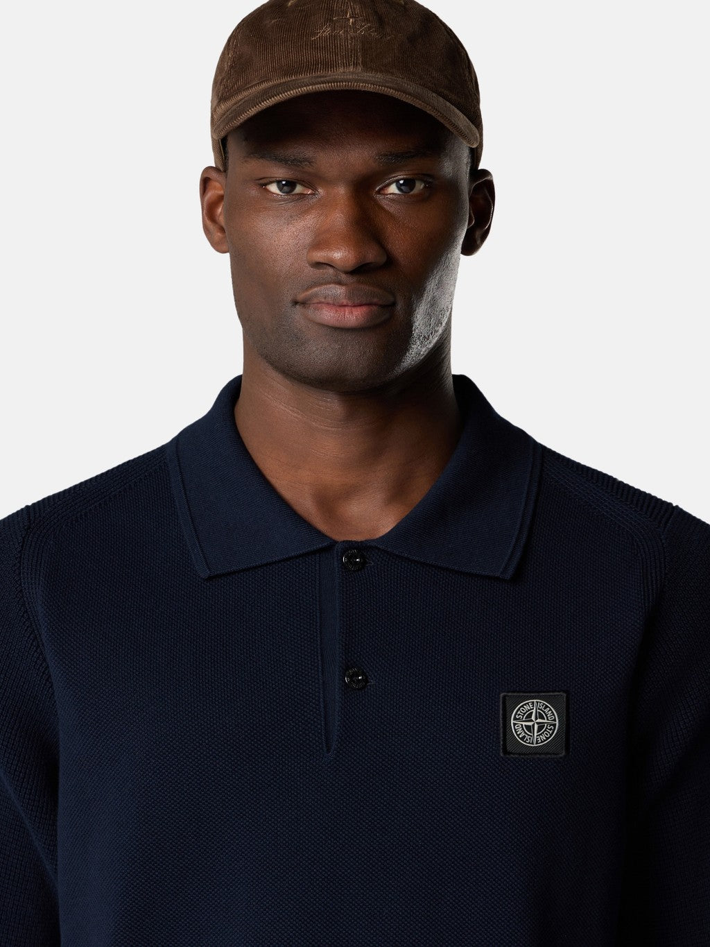 5100030 MICRO STITCH SOFT ORGANIC COTTON Loose-fit short-sleeve polo with Compass patch