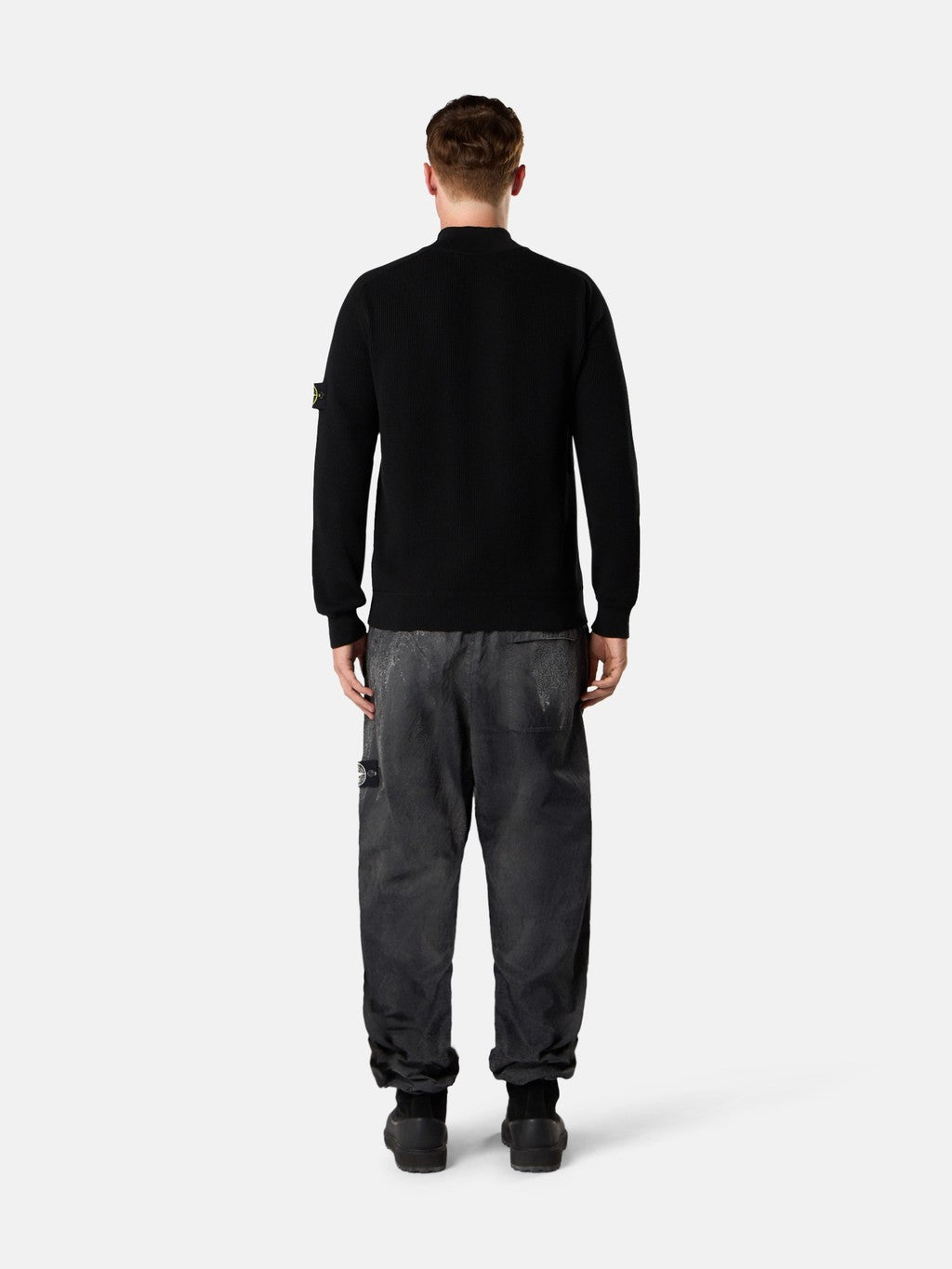 5100124 RIBBED SOFT ORGANIC COTTON Regular-fit half-zip jumper