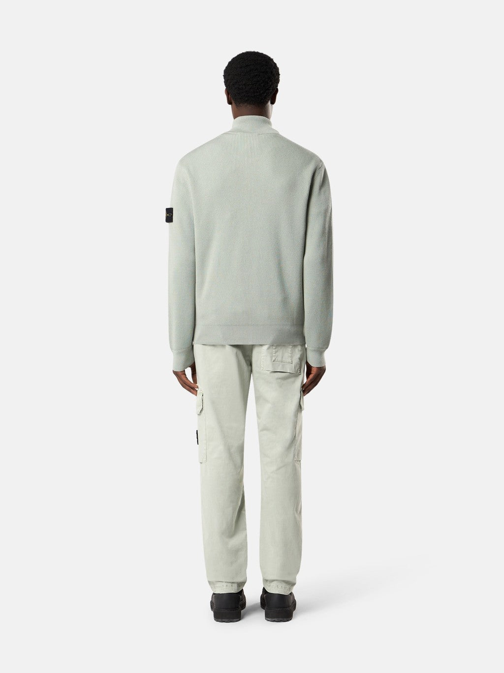 5100126 RIBBED SOFT ORGANIC COTTON Regular-fit zip-up jumper