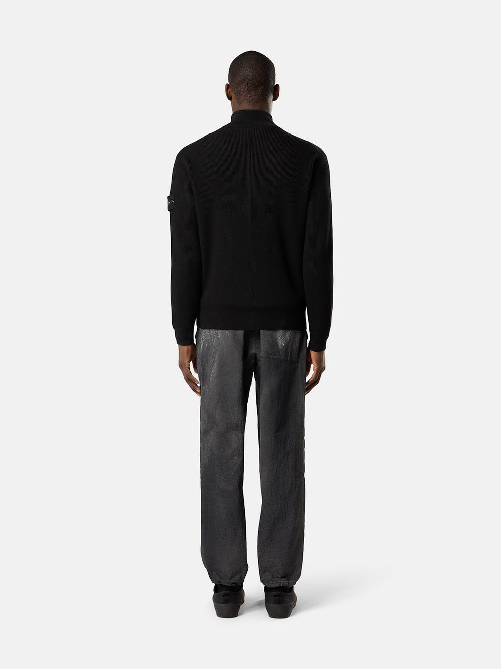 5100126 RIBBED SOFT ORGANIC COTTON Regular-fit zip-up jumper