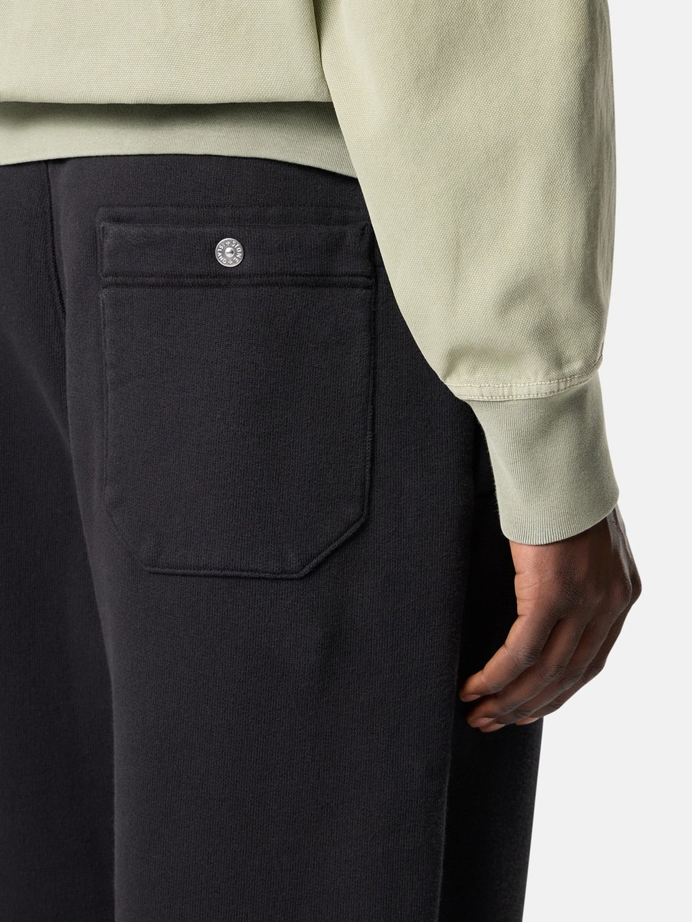 6200004 HEAVY FLEECE 53% ORGANIC COTTON Loose-fit joggers with contrast elasticated waistband