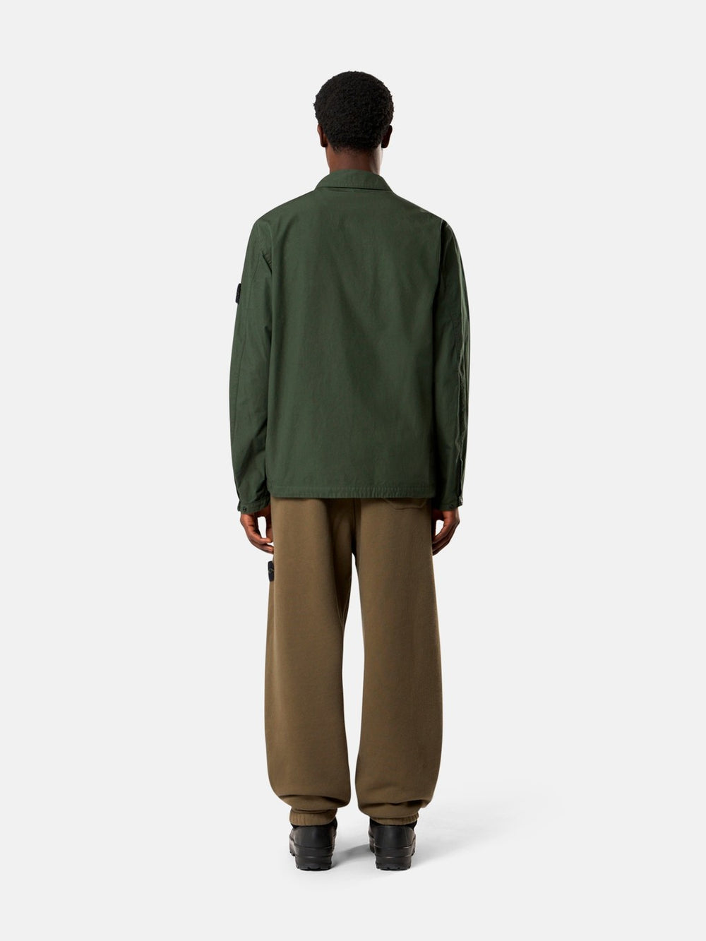 6200004 HEAVY FLEECE 53% ORGANIC COTTON Loose-fit joggers with contrast elasticated waistband