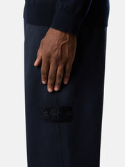 6200009 COTTON WOOL FLEECE_STONE ISLAND GHOST Regular-fit joggers with snap pockets and elasticated waistband