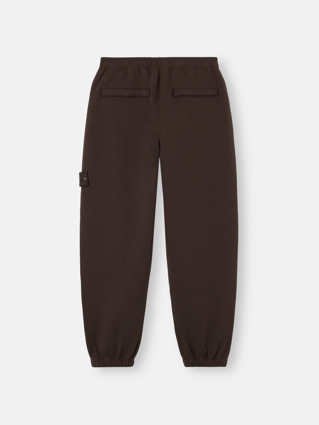 6200009 COTTON WOOL FLEECE_STONE ISLAND GHOST Regular-fit joggers with snap pockets and elasticated waistband