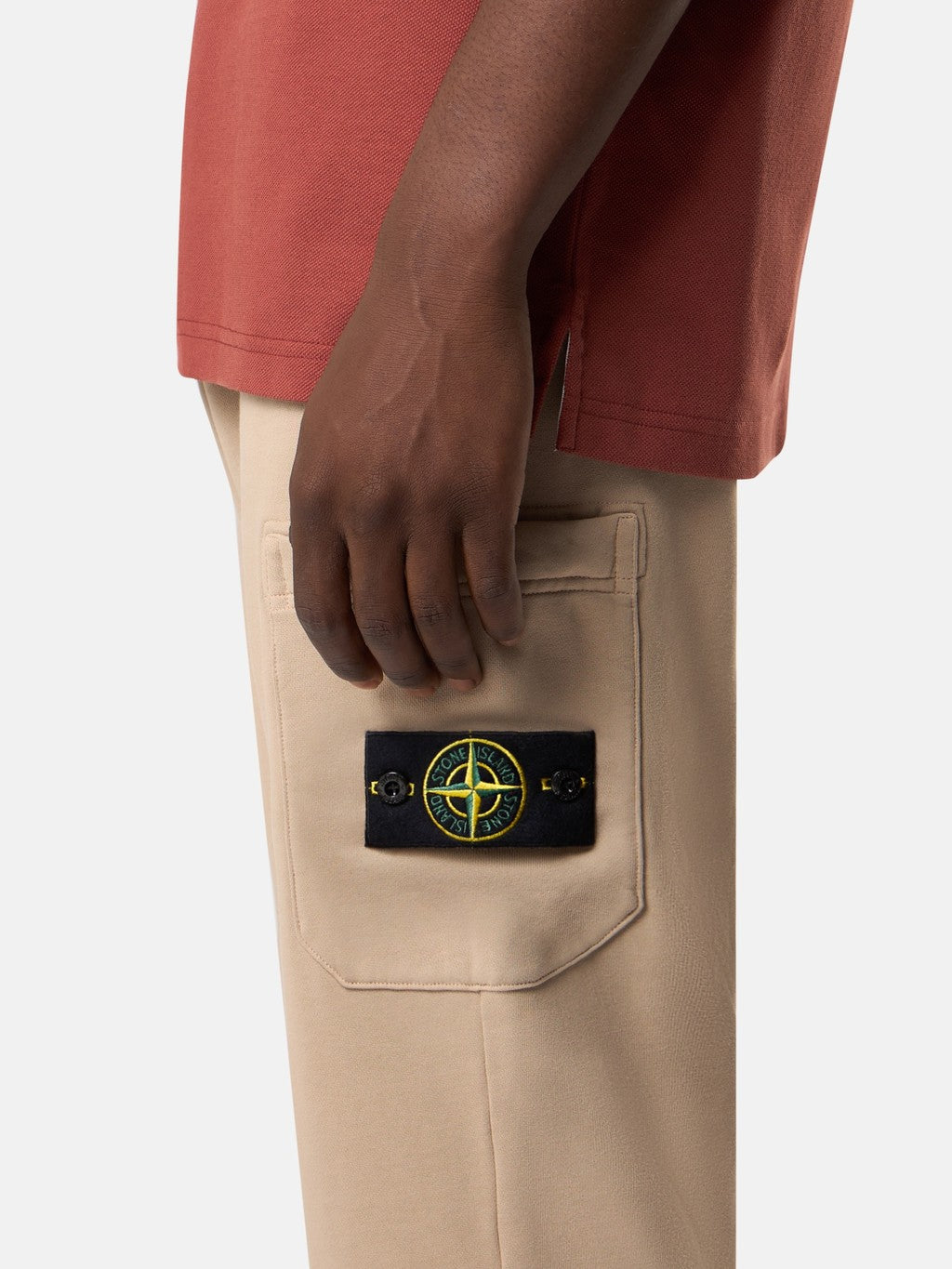 6200010 ORGANIC COTTON FLEECE Slim-fit joggers with cargo pocket