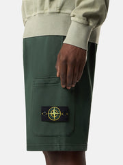 6200011 ORGANIC COTTON FLEECE Regular-fit Bermuda shorts with elasticated waistband