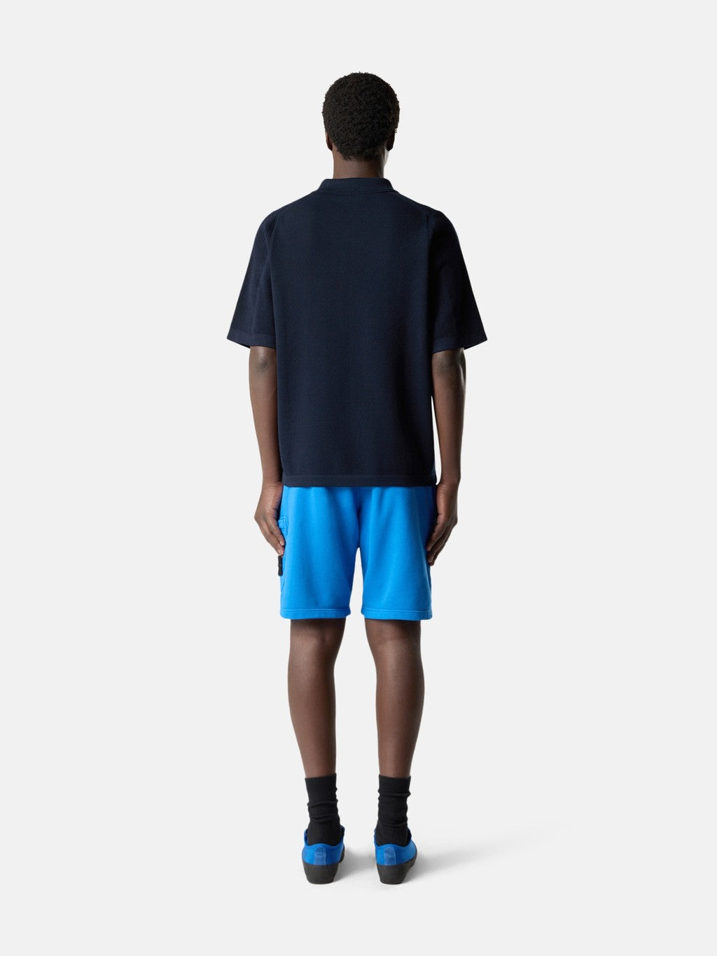 6200011 ORGANIC COTTON FLEECE Regular-fit jogger shorts with cargo pocket