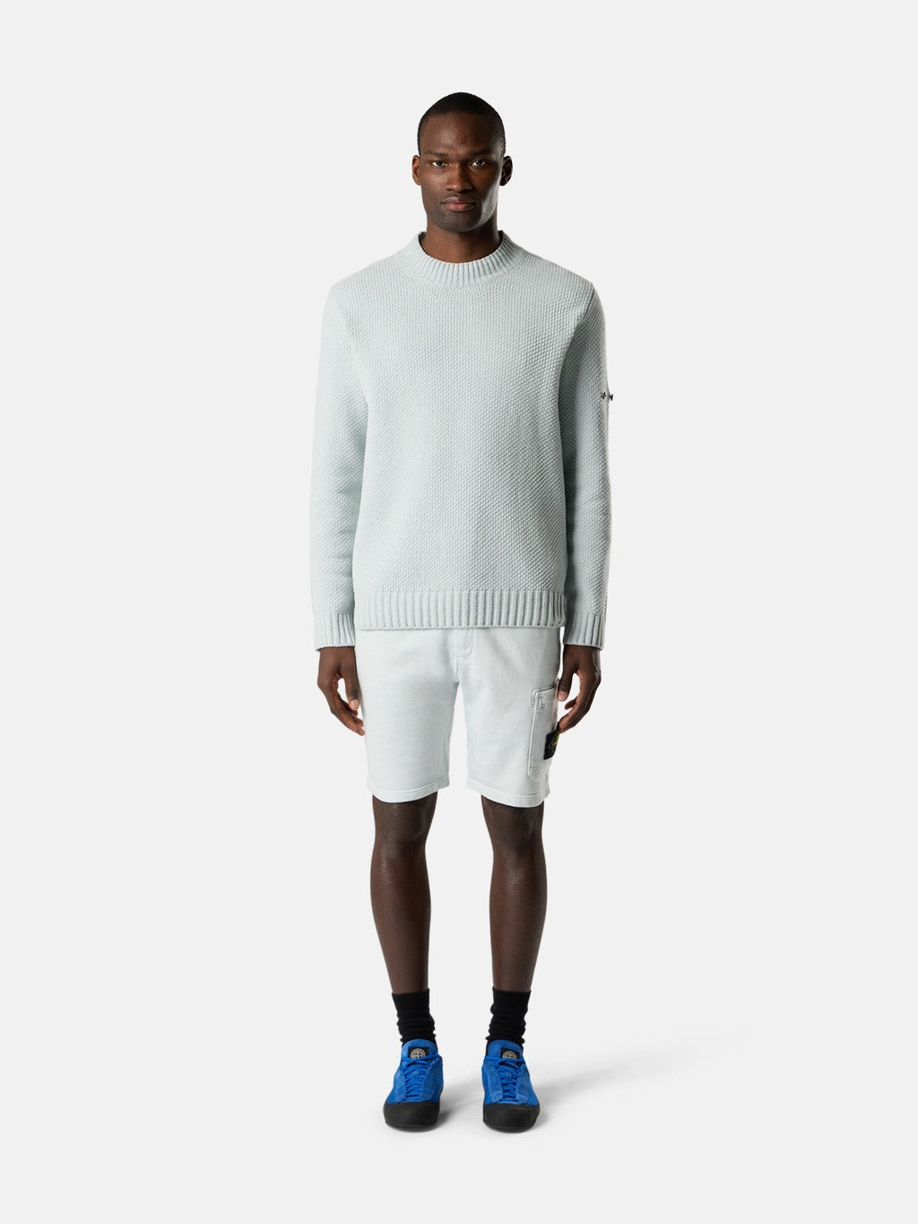 6200011 ORGANIC COTTON FLEECE Regular-fit jogger shorts with cargo pocket