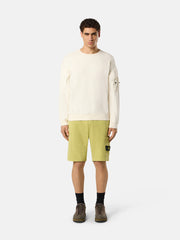 6200011 ORGANIC COTTON FLEECE Regular-fit Bermuda shorts with elasticated waistband