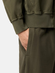 6200012 BRUSHED ORGANIC COTTON FLEECE Regular-fit joggers with pockets and elasticated cuffs