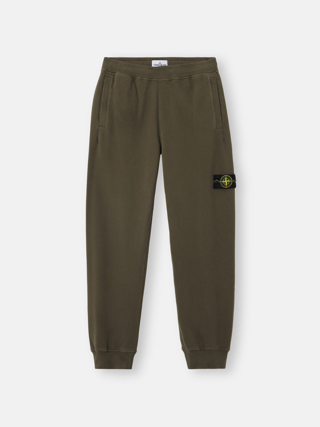 6200012 BRUSHED ORGANIC COTTON FLEECE Regular-fit joggers with pockets and elasticated cuffs