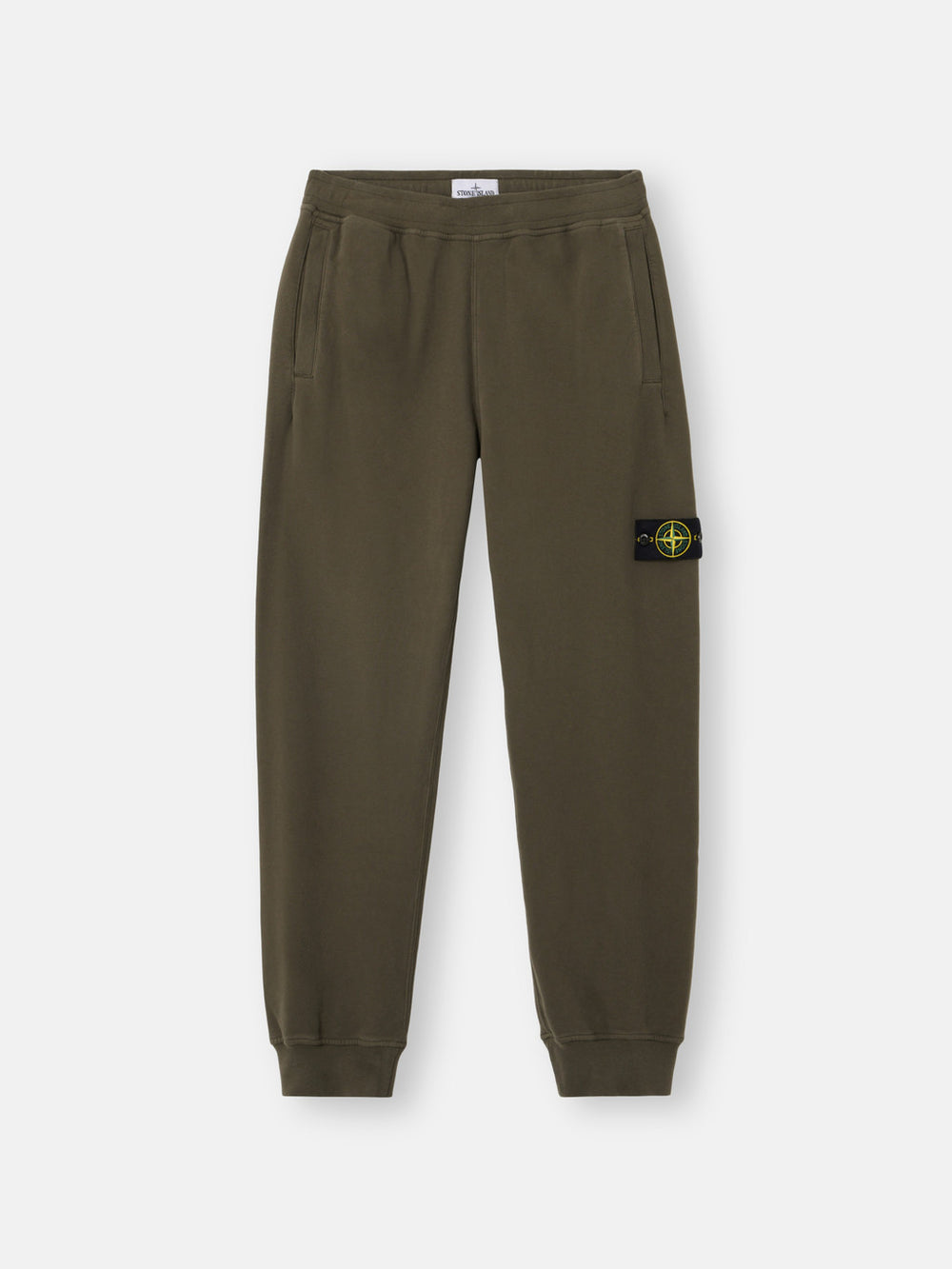 6200012 BRUSHED ORGANIC COTTON FLEECE Regular-fit joggers with pockets and elasticated cuffs