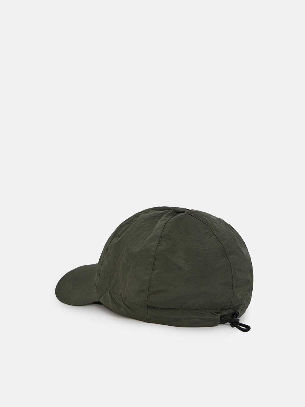 9100011 NYLON METAL IN ECONYL® Baseball cap with drawcord and Compass embroidery