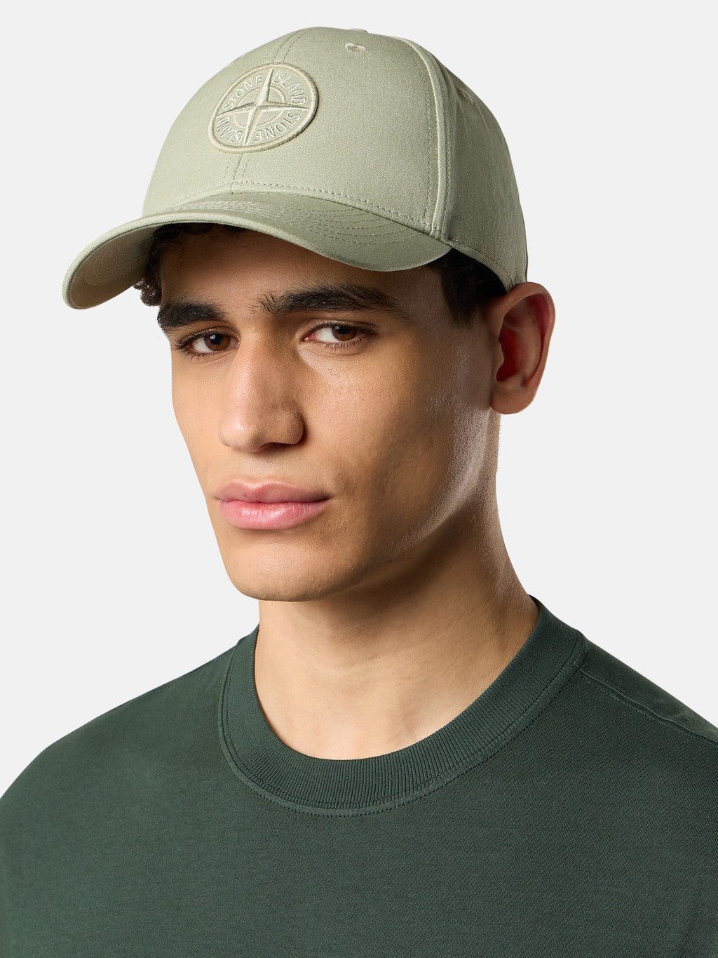 9100013 COTTON REPS Baseball cap with Compass embroidery and adjustable strap