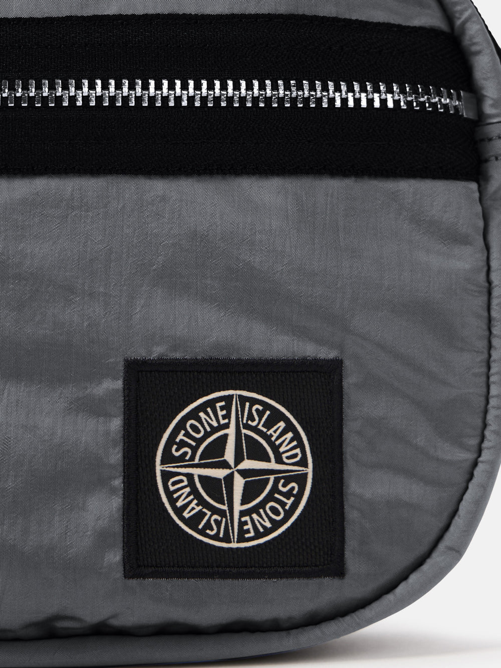 9200016 COATED NYLON METAL IN ECONYL® Belt bag with zip pocket and ripstop lining