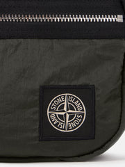 9200016 COATED NYLON METAL IN ECONYL® Belt bag with zip pocket and ripstop lining