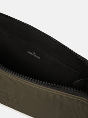 9200017 RUBBERISED SILICONE Pouch with internal compartments and zip