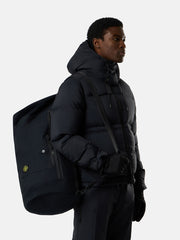 9200018 ALUMINIUM TELA Duffle bag with zip compartments and adjustable strap