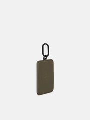 9500002 RUBBERISED SILICONE Card holder with carabiner