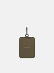 9500002 RUBBERISED SILICONE Card holder with carabiner