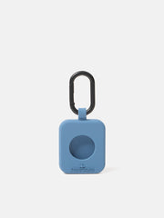 9800004 RUBBERISED SILICONE AirTag holder with carabiner